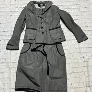 Riani Blazer Skirt Set gingham 40